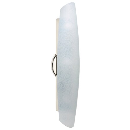 Besa Lighting Aero 21 Wall Sconce, Stucco, Polished Nickel Finish, 2x5W LED 2729ST-LED-PN